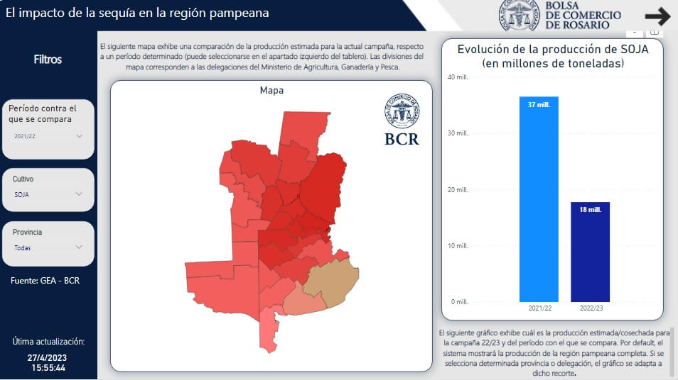mapa seca