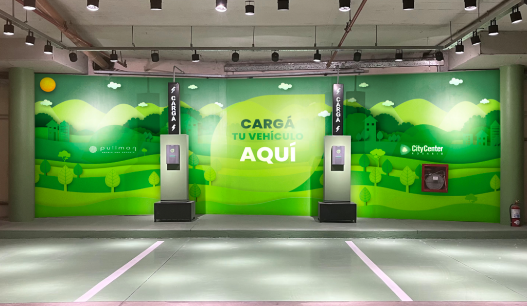 Estacion carga electrica city center