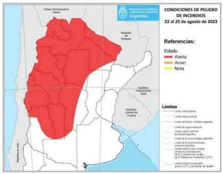 mapa alerta incendios smnf