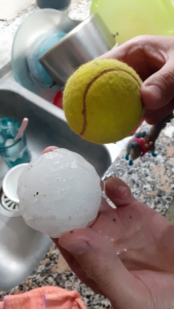 Una fuerte tormenza de granizo azotó al norte de Buenos Aires, pero los daños en trigo no fueron graves 2 pergamino