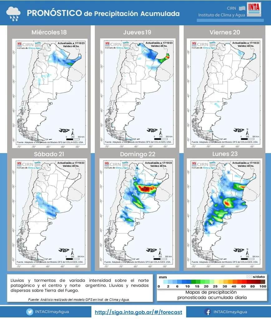lluvias inta