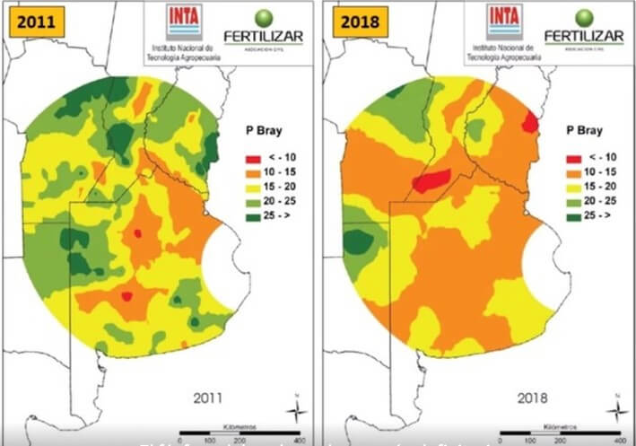 Nutrición con fósforo: cinco ensayos en diferentes zonas del país muestran el impacto en los rindes 1 Brechas 1