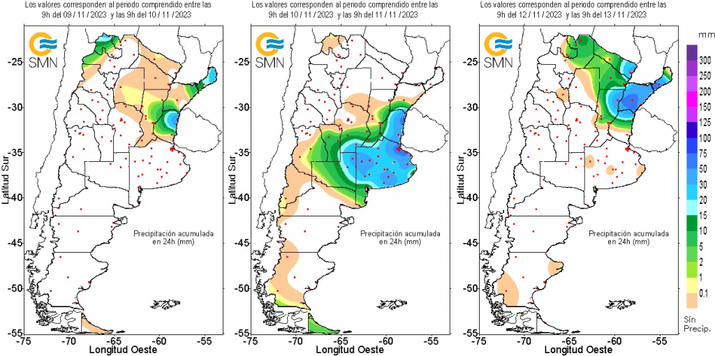 mapa lluvias smn