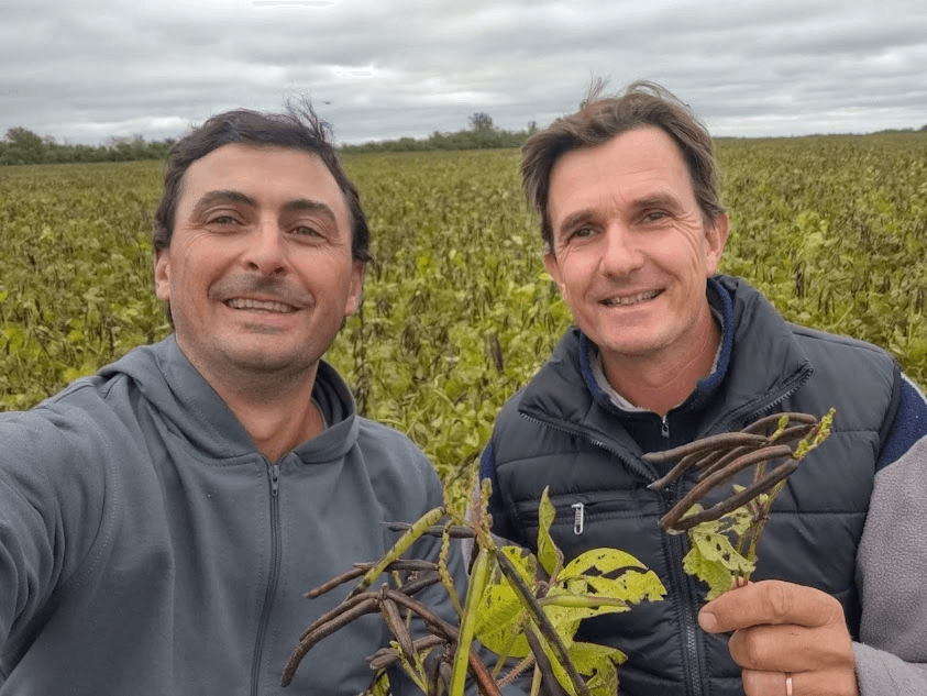 Fabio, el productor entrerriano que hace hasta 3 cultivos por campaña y ya casi no usa herbicidas 2 victor veik y fabio koch