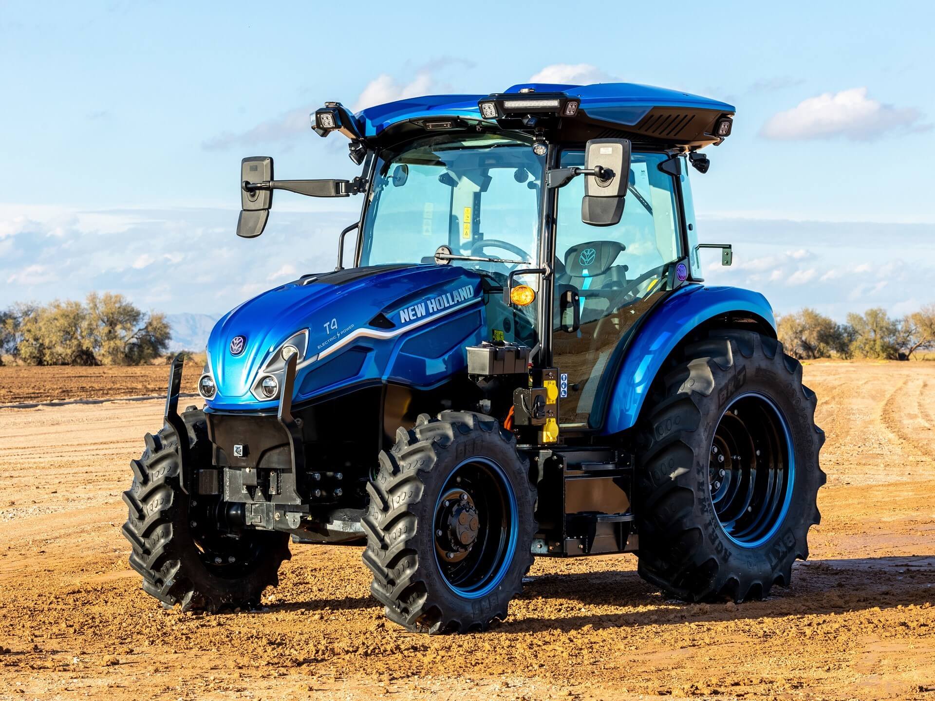 La maquinaria agrícola motoriza innovaciones para dejar una menor huella ambiental 2 New Holland avanza hacia la agricultura sostenible con el nuevo T4 Electric Power