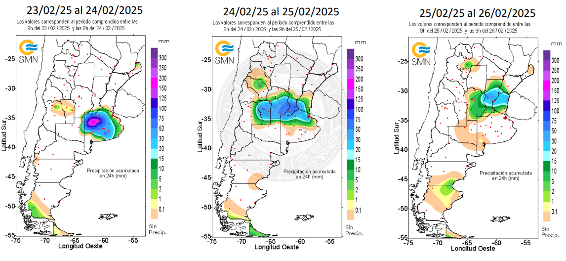 De la nada a la gloria: en la zona núcleo ahora no para de diluviar y se vienen más lluvias 3 lluvias smn 2