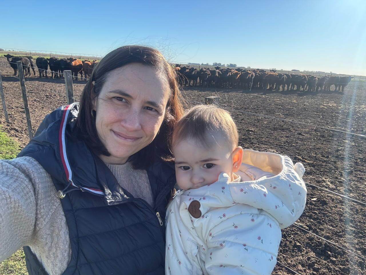 En el campo02 Con la hija