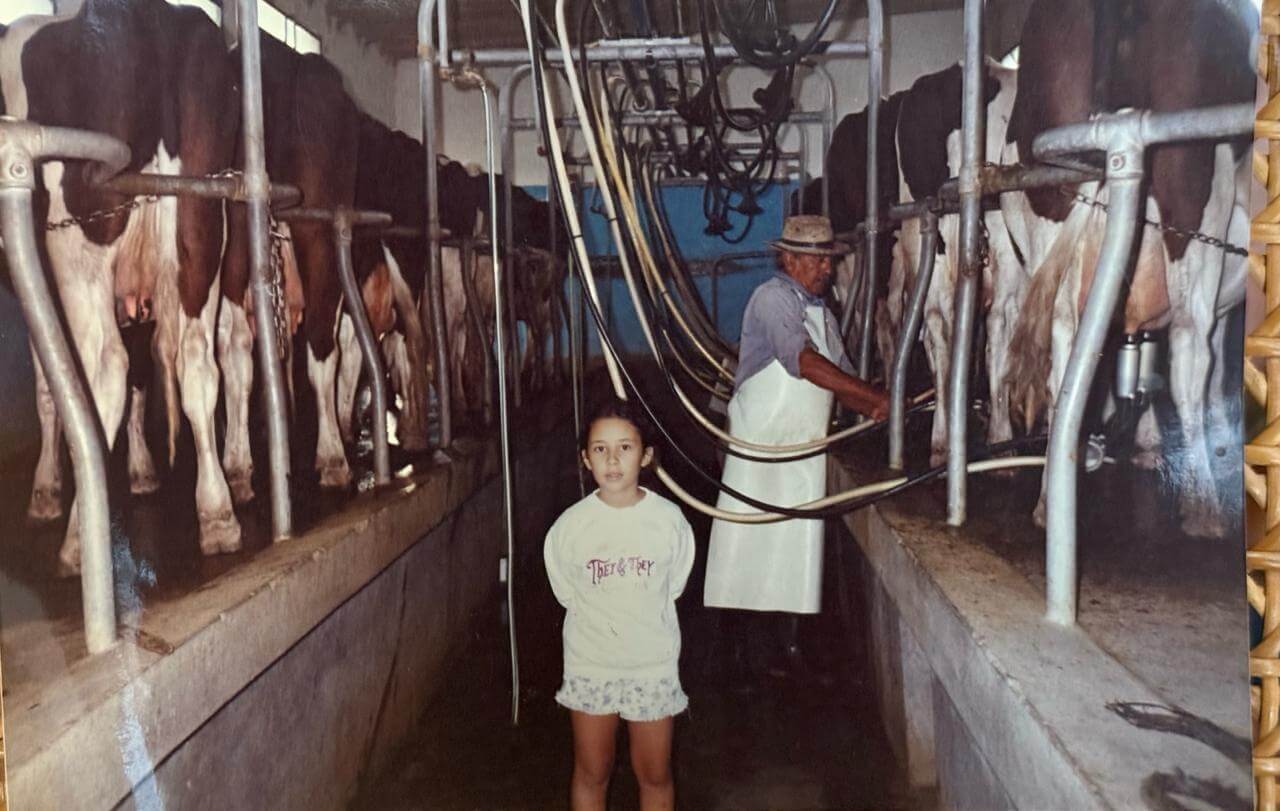 VIEJA En el tambo
