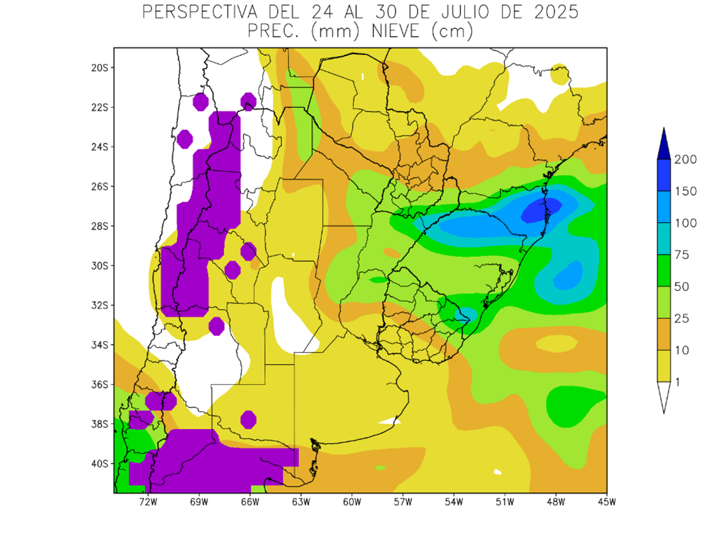 lluvias bolsa