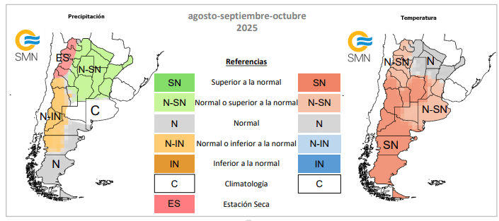 mapas smn trimestral