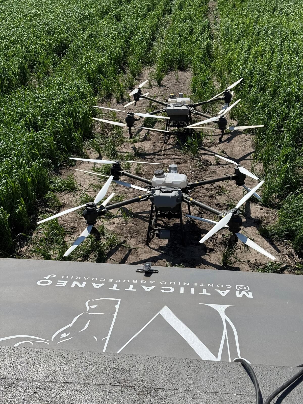 Drones estacionados